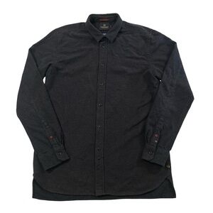 Scotch & Soda Size XL “Heart Breaker” Button-Up Navy-Blue Shirt (Retail $120+)